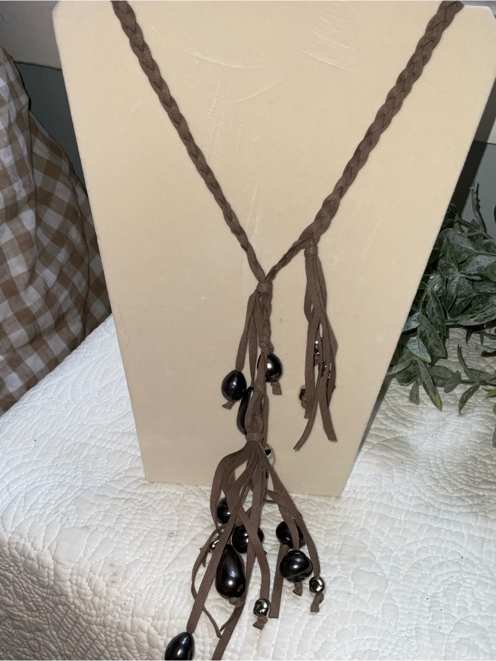 Soft Surroundings Brown and Black Necklace